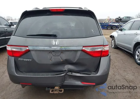 2012 Honda Odyssey Ex-L from USA, damaged, VIN 5FNRL5H60CB111562